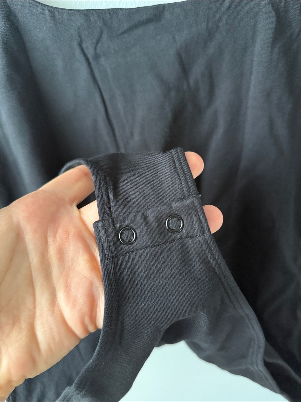 Old Navy Black Double-Layer Scoop-Neck Bodysuit NWT‎ - Picture 10 of 11